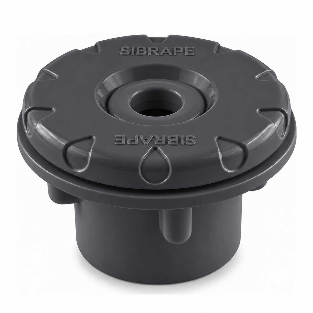 Dispositivo de Retorno 2" (50 mm) Premium Vinil — Cinza