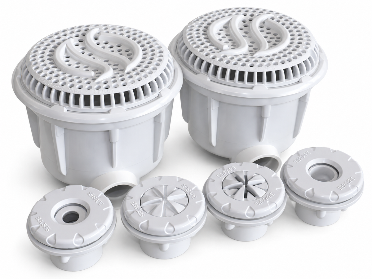 Kit Dreno Duplo para Piscina Sibrape