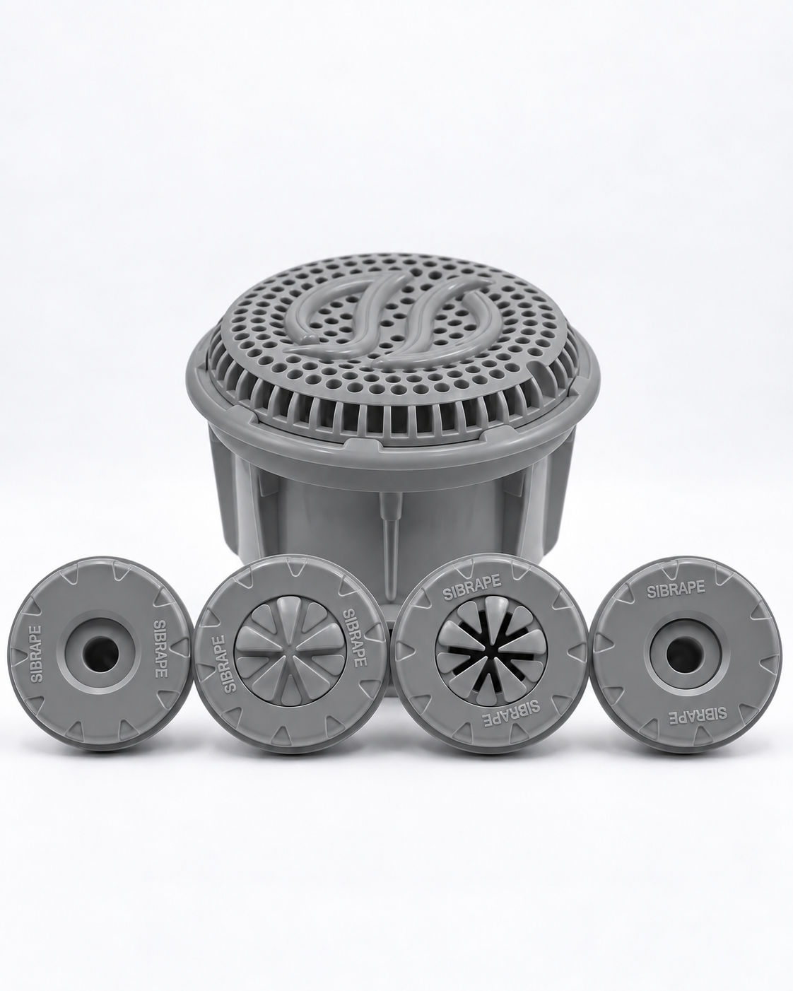 Kit Dreno para Piscina de Vinil Cinza