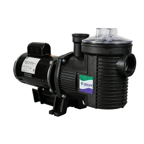 Motobomba 1CV Eixo Carbono 110-254V Eagle100 - Painel de Controle - Sibrape
