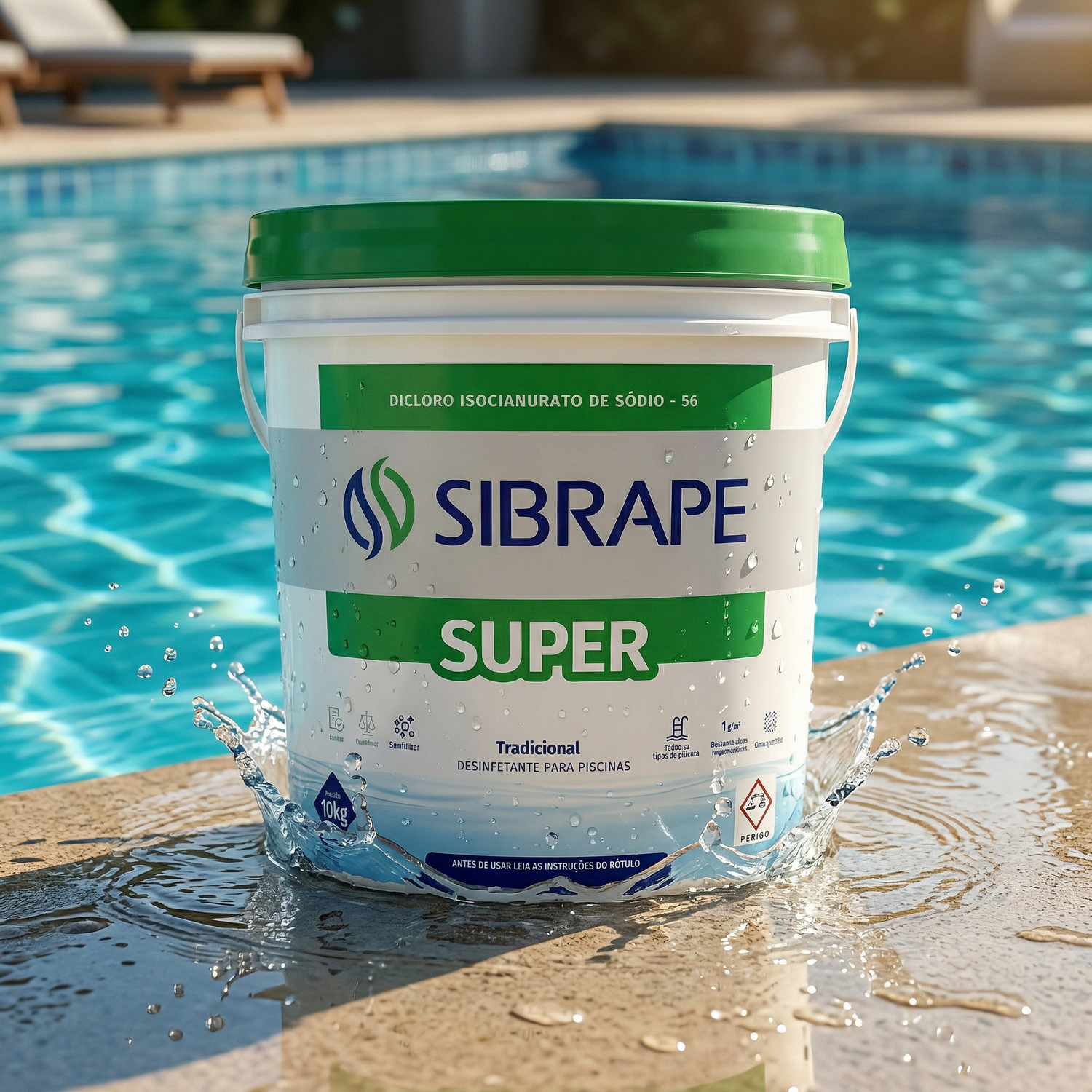 Cloro Dicloro Super 10kg - Painel de Controle - Sibrape
