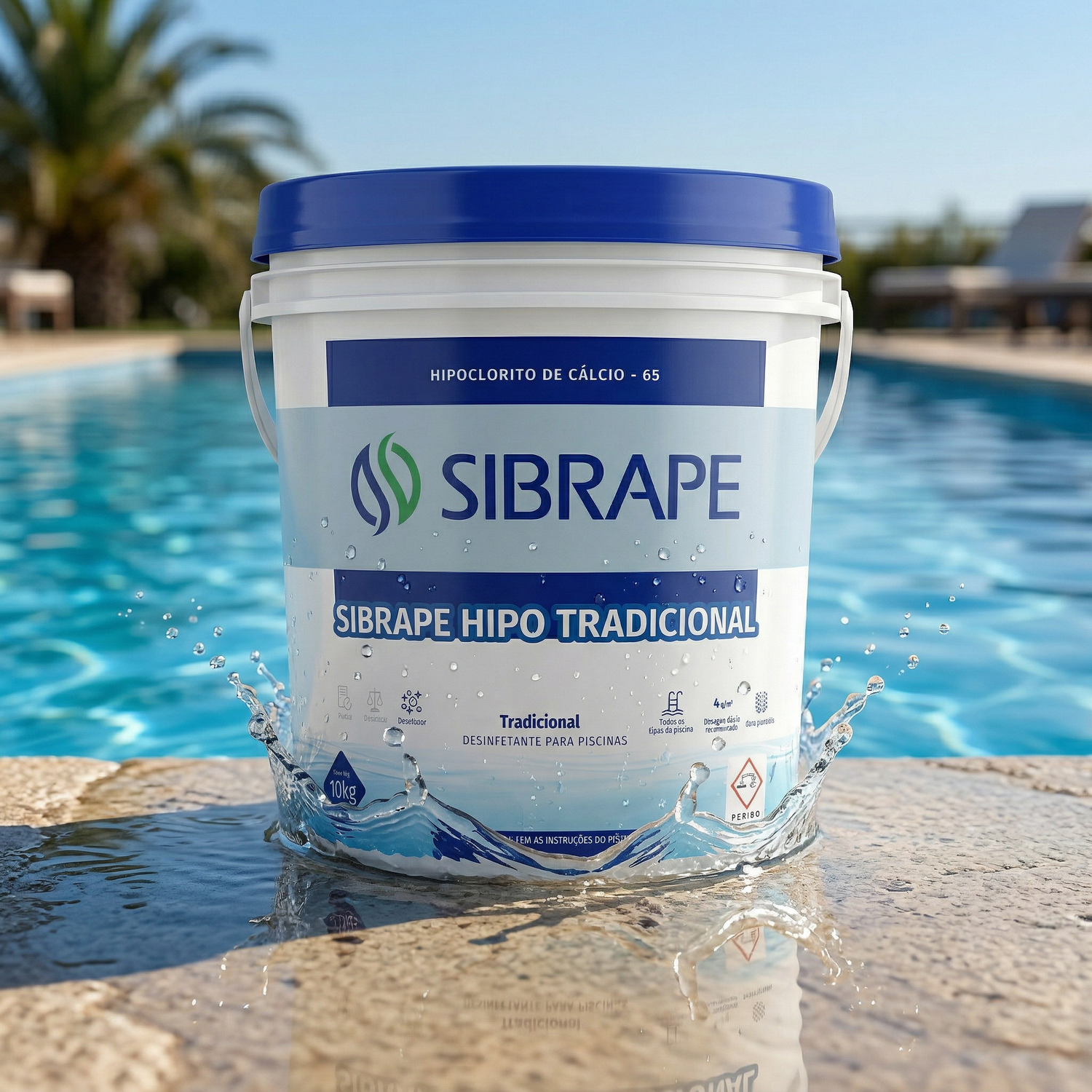 Cloro Hipoclorito Tradicional 10kg - Painel de Controle - Sibrape