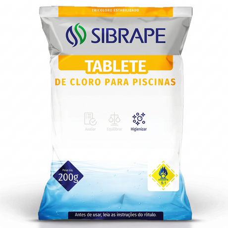 Pastilha Tricloro 90% 200g - Sibrape