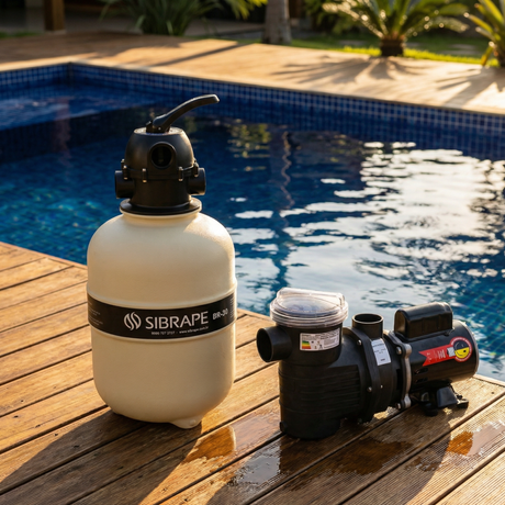 Kit Filtro BR-30 + Motobomba BPF 033 (CB) - Sibrape