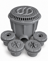 Kit Dreno para Piscina de Vinil Cinza