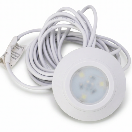 Refletor LED RGB 9W ABS Vega - Vista Lateral - Sibrape