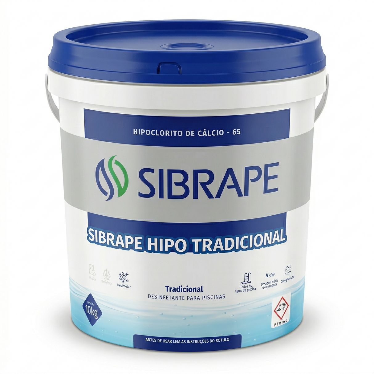 Cloro Hipoclorito Tradicional 10kg - Detalhe Técnico - Sibrape