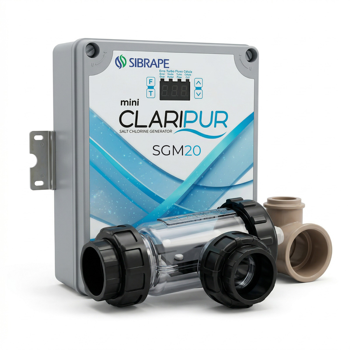 Gerador de Cloro SGM20 - Vista Lateral - Sibrape