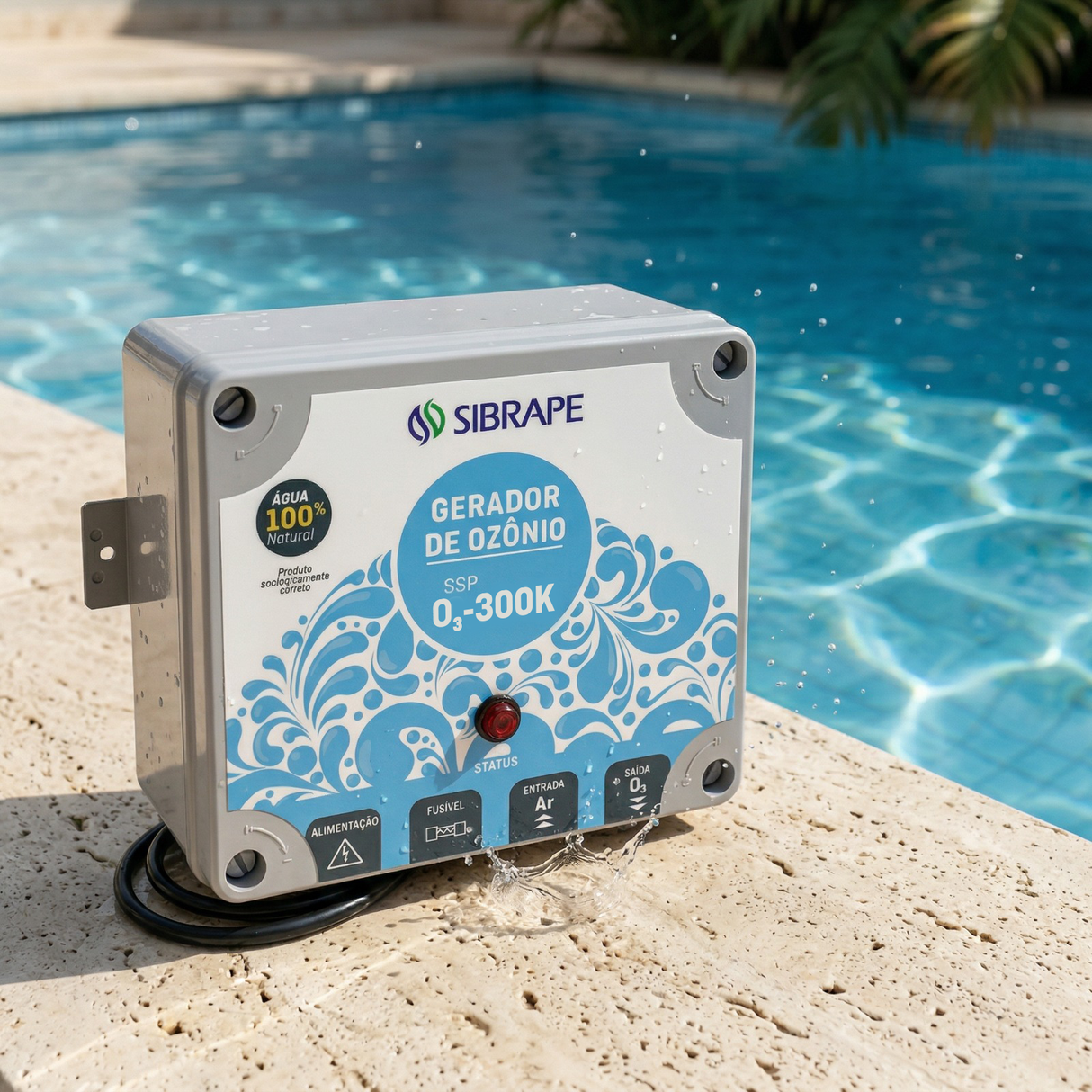 Gerador de Ozônio O3 300K 220V (Sem Venturi) - Instalação - Sibrape