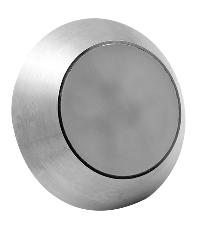 Refletor LED RGB 12W Inox Polaris - Vista Lateral - Sibrape