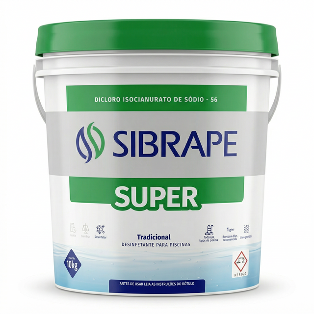 Cloro Dicloro Super 10kg - Sibrape
